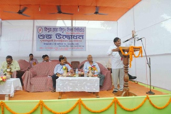 New Subdivision of TSECL inaugurated in Kamalpur, Manik Dey voiced against corruption